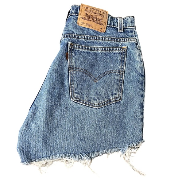 Vintage Levi’s Orange Tab Made In USA Cut-Off Shorts Size 12 - Picture 16 of 16